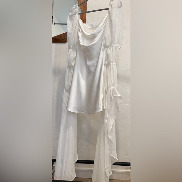 For Love And Lemons White Willow Mini Dress - Picture 10 of 16